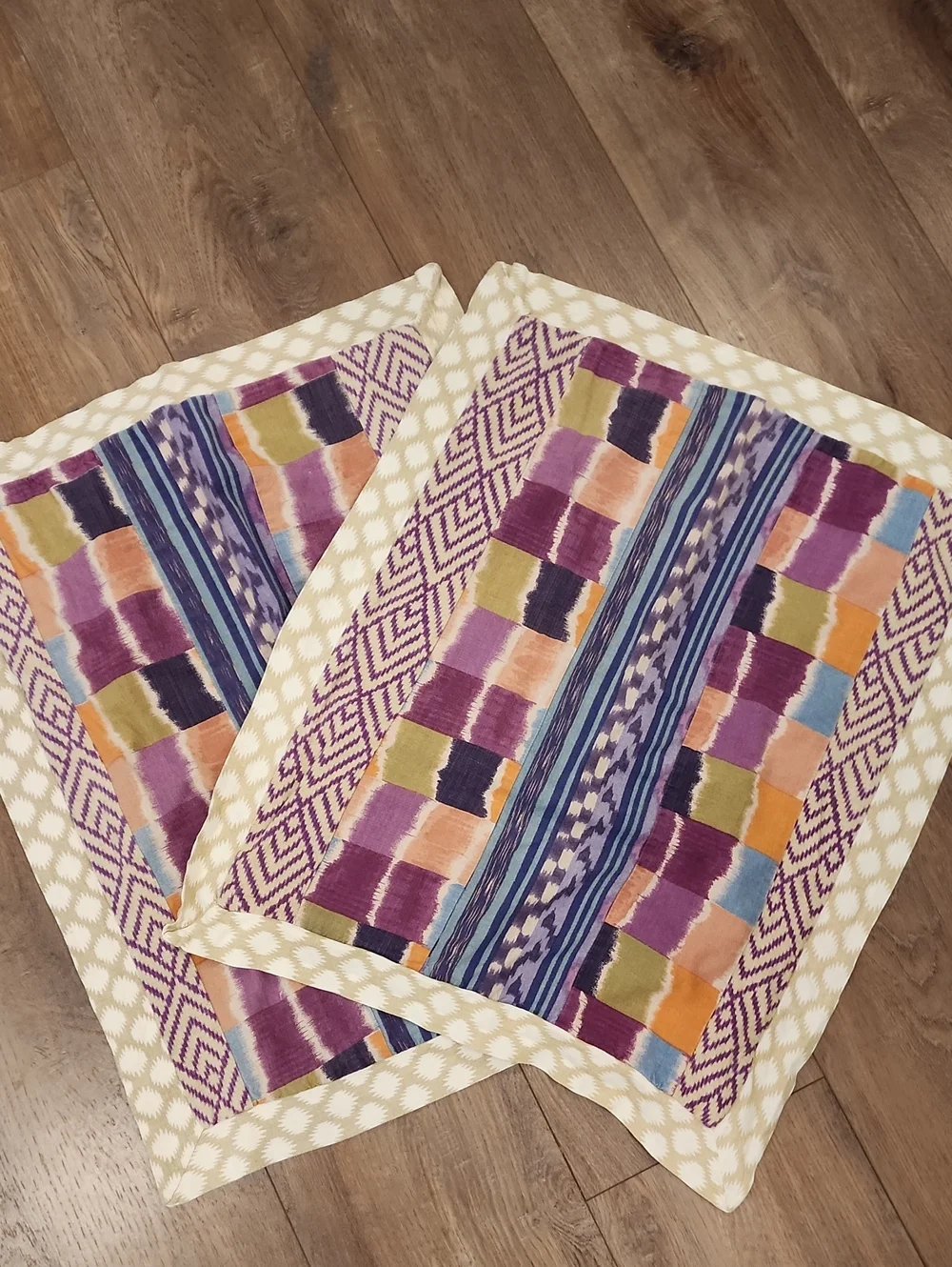 Urban Outfitters Free People Queen Duvet w/4 Shams Indian Cotton Boho Ikat Batik